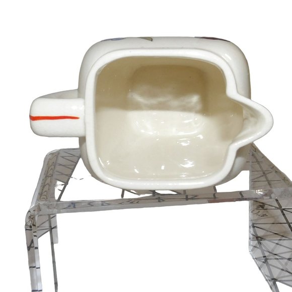 VTG Japan Hinode Flower Pitcher Creamer Colorful Hand Painted 3.75" x 4"x 2" - Picture 5 of 6